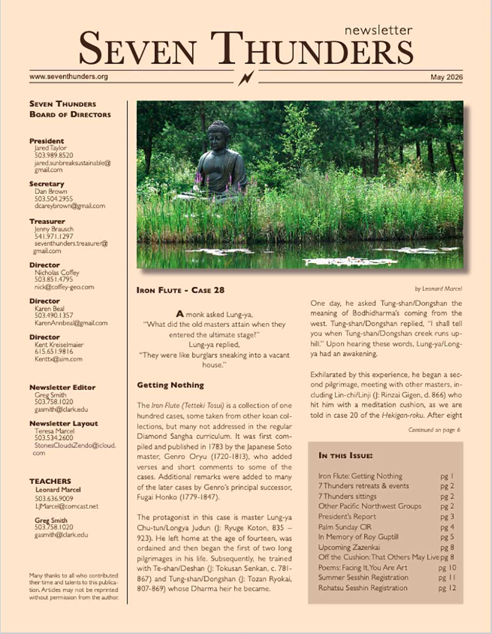 May 2026 Newsletter